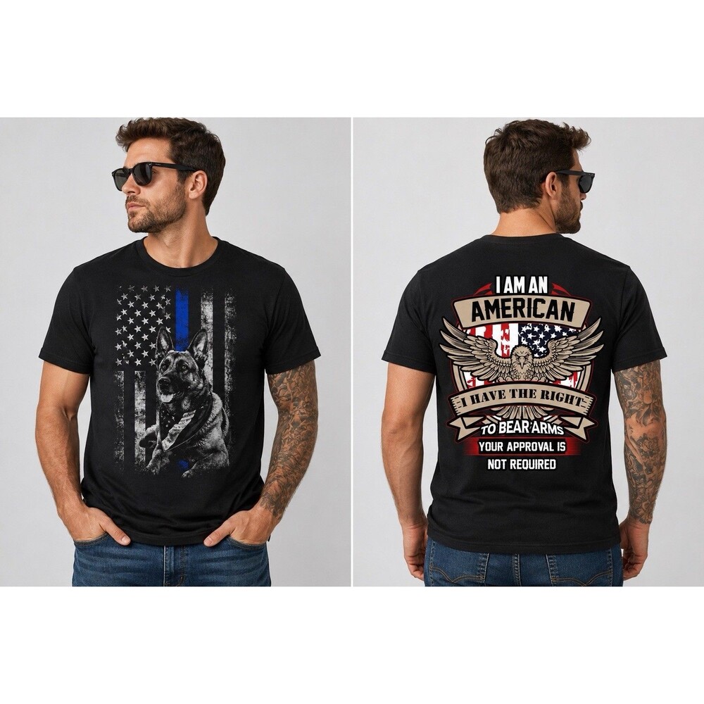 I'm American I Have The Right To Bear Arms Your Approval Is Not Required T-shirt